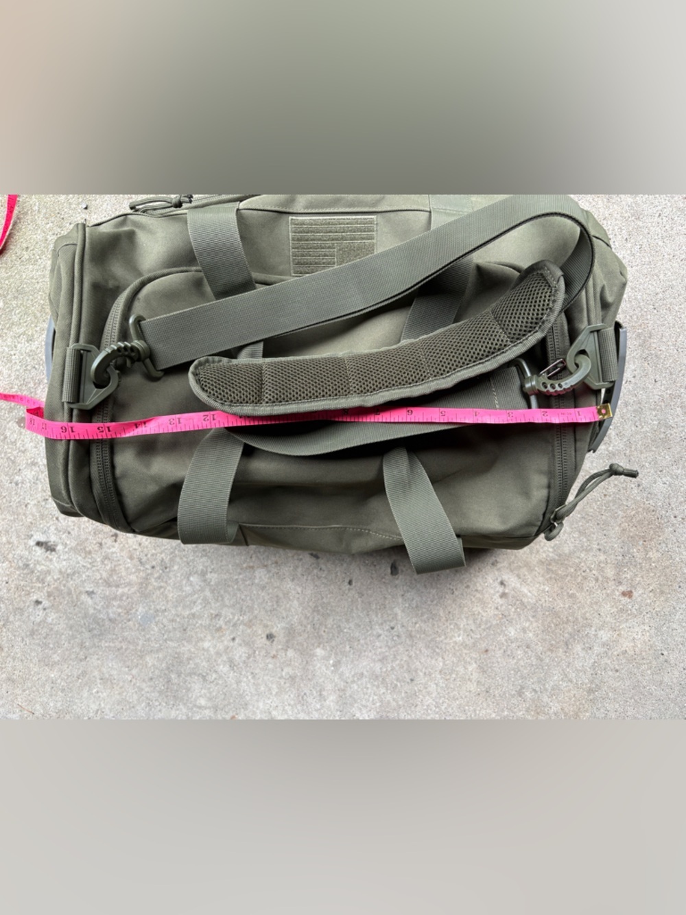 Highland Tactical Squad 1.0 green military duffel bag heavy duty travel - Picture 10 of 16